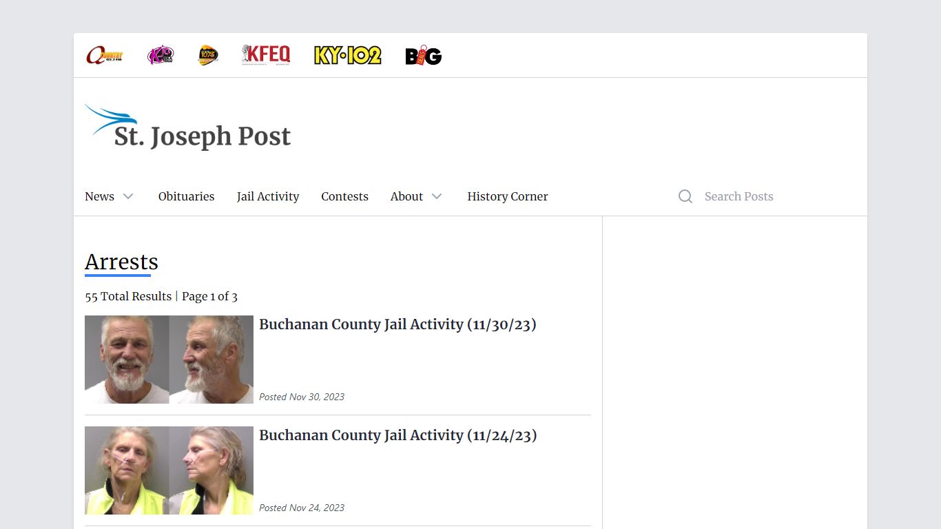 arrests | St Joseph Post